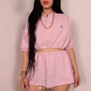 🐇 BABY PINK POLO 2 -PIECE SET 🐇